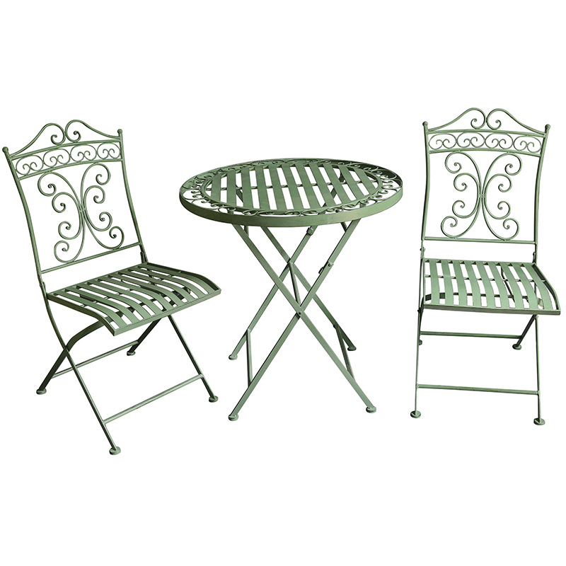 Outdoor Furniture Small - Outdoor table and chair three-piece combination,