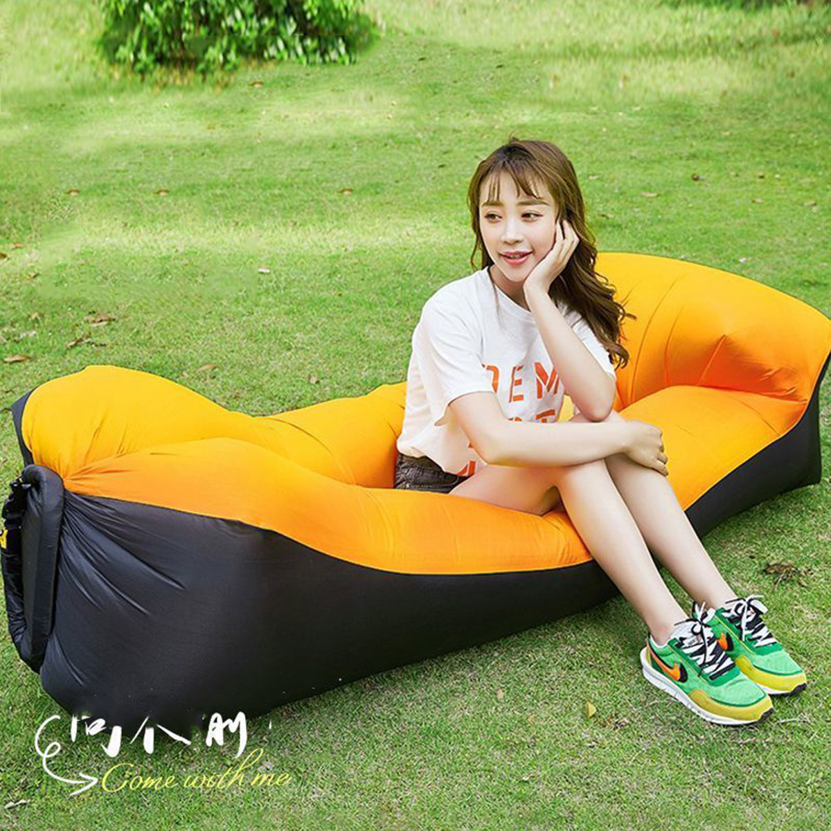 Outdoor Daybed Sofa - Portable Inflatable Bed, Outdoor Camping Lounge