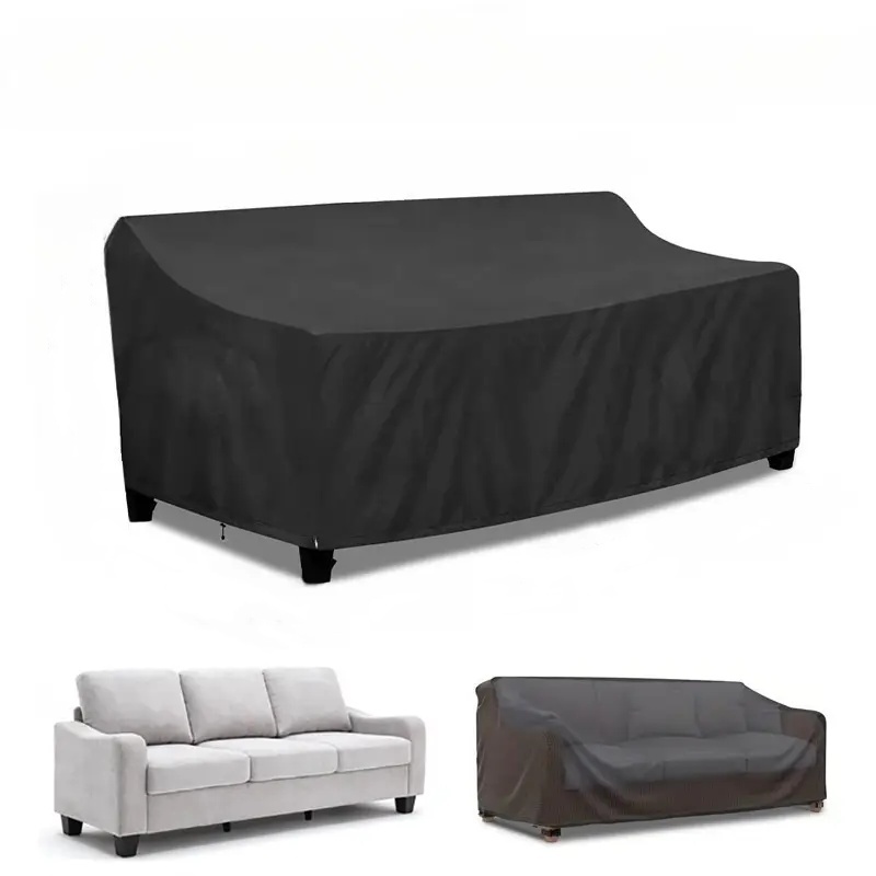 Outdoor Furniture Cover - Heavy-Duty Patio Double Sofa Cover with
