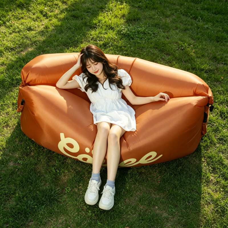 Outdoor Daybed Sofa - Portable Inflatable Air Sofa Lazy Bed