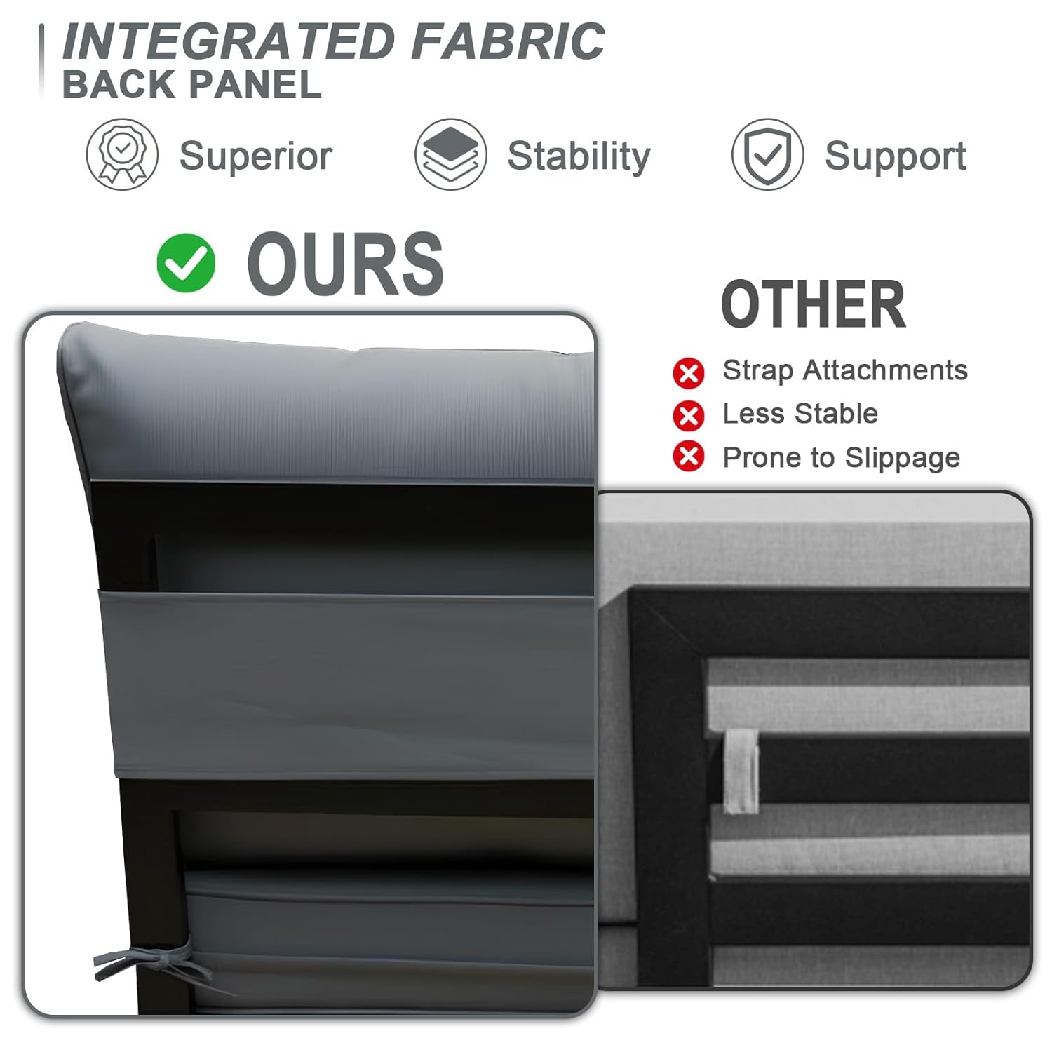 5 Seat Patio Sectional Metal F - Outdoor Furniture Grey 리뷰 및 가격