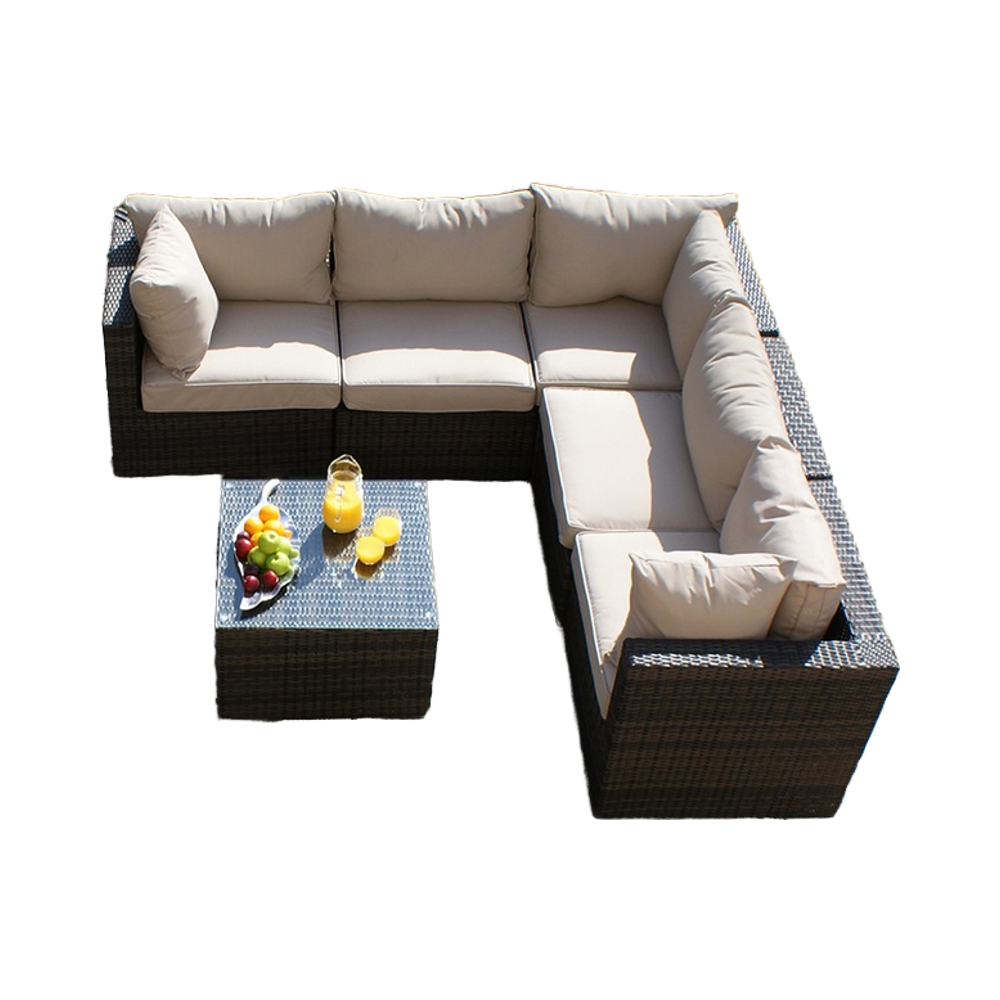 6 Seater Small Garden Sectiona - Outdoor Furniture Small 리뷰 및 가격