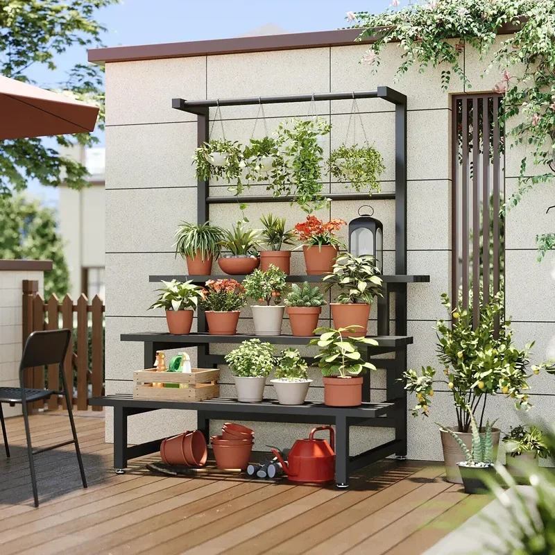 Tiered Display Plant Rack Shel - Outdoor Furniture Balcony 리뷰 및 가격