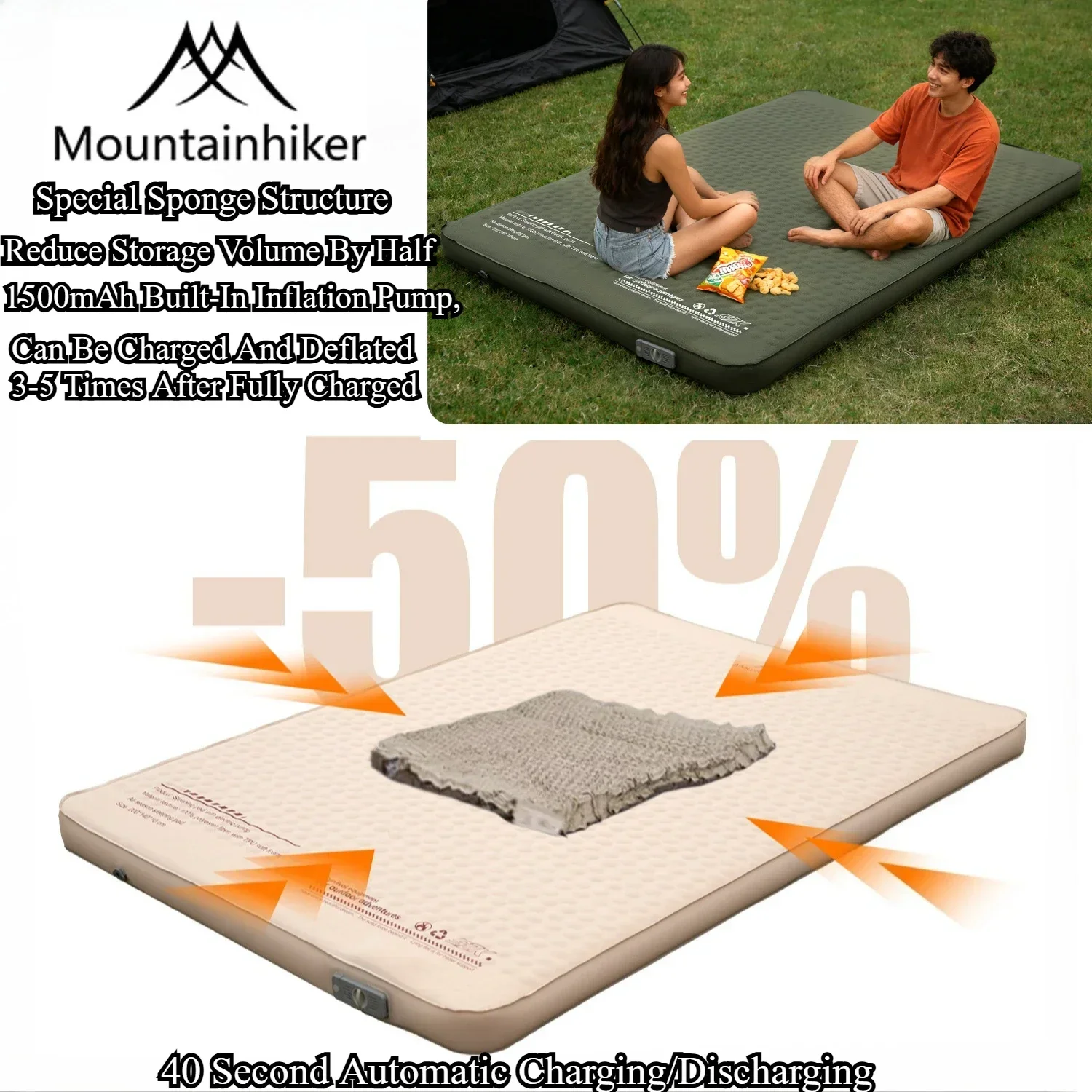MOUNTAINHIKER Sleeping Pad Mat - Outdoor Furniture Small 리뷰 및 가격