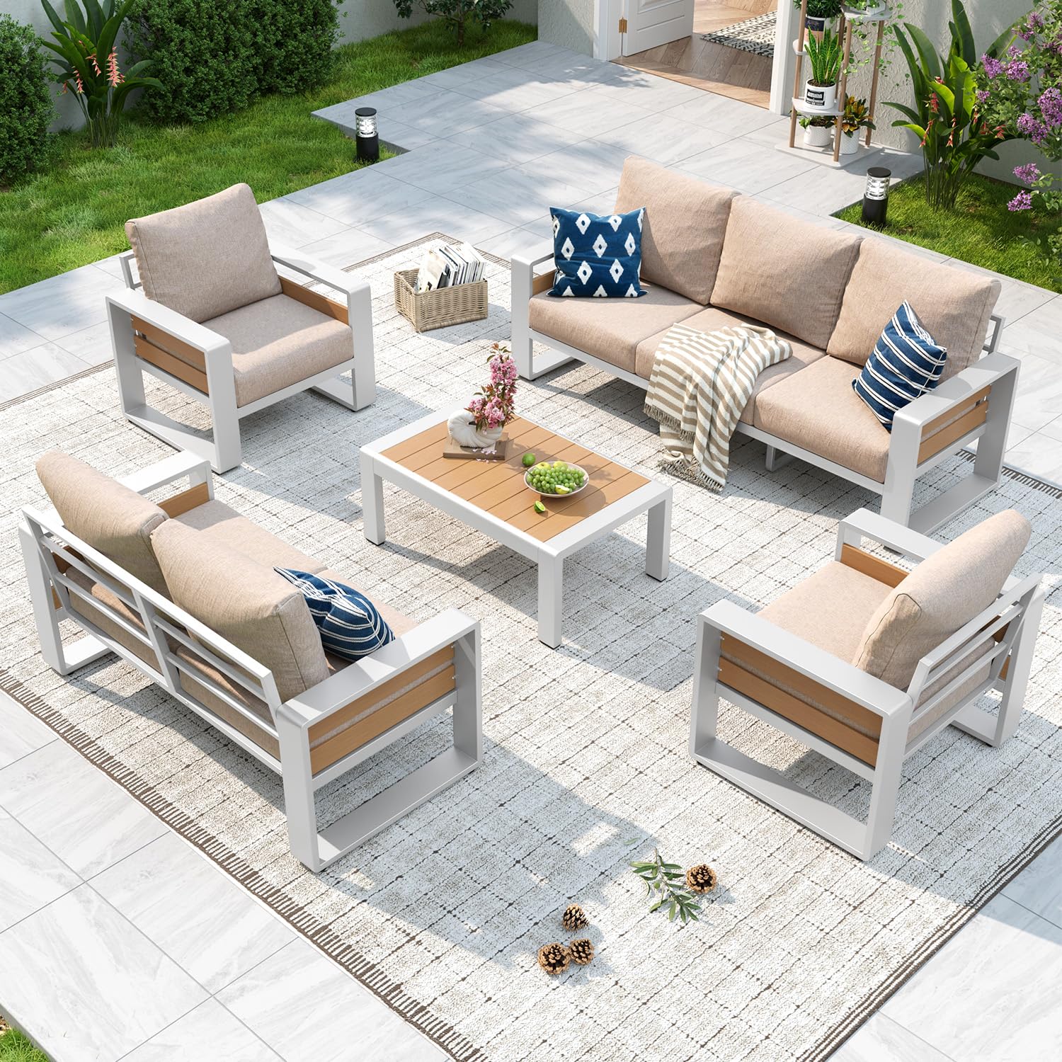 Aluminum Patio Furniture Set,  - Outdoor Furniture Japanese Style 리뷰 및 가격