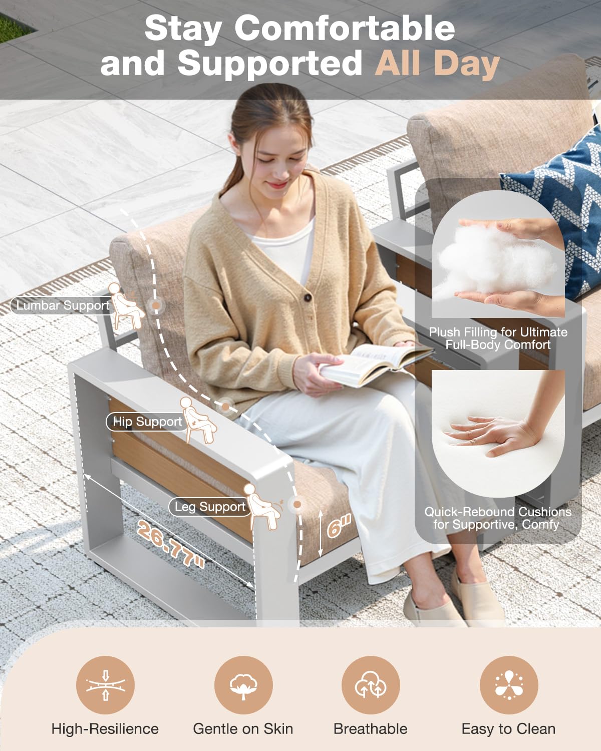 Aluminum Patio Furniture Set,  - Outdoor Furniture Japanese Style 리뷰 및 가격