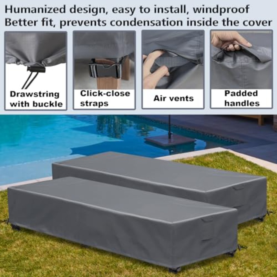 Outdoor Chaise Lounge Covers 6 - Outdoor Furniture Cover 리뷰 및 가격