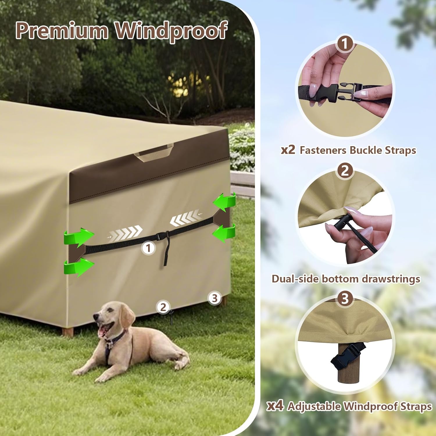 Heavy Duty Outdoor Patio Furni - Outdoor Furniture Covers Waterproof 리뷰 및 가격