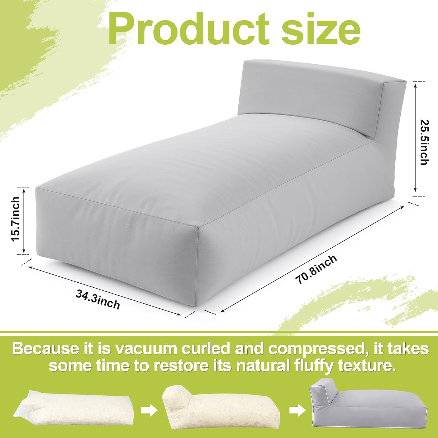 Outdoor Bean Bag Lounger Chair - Outdoor Daybed Sofa 리뷰 및 가격