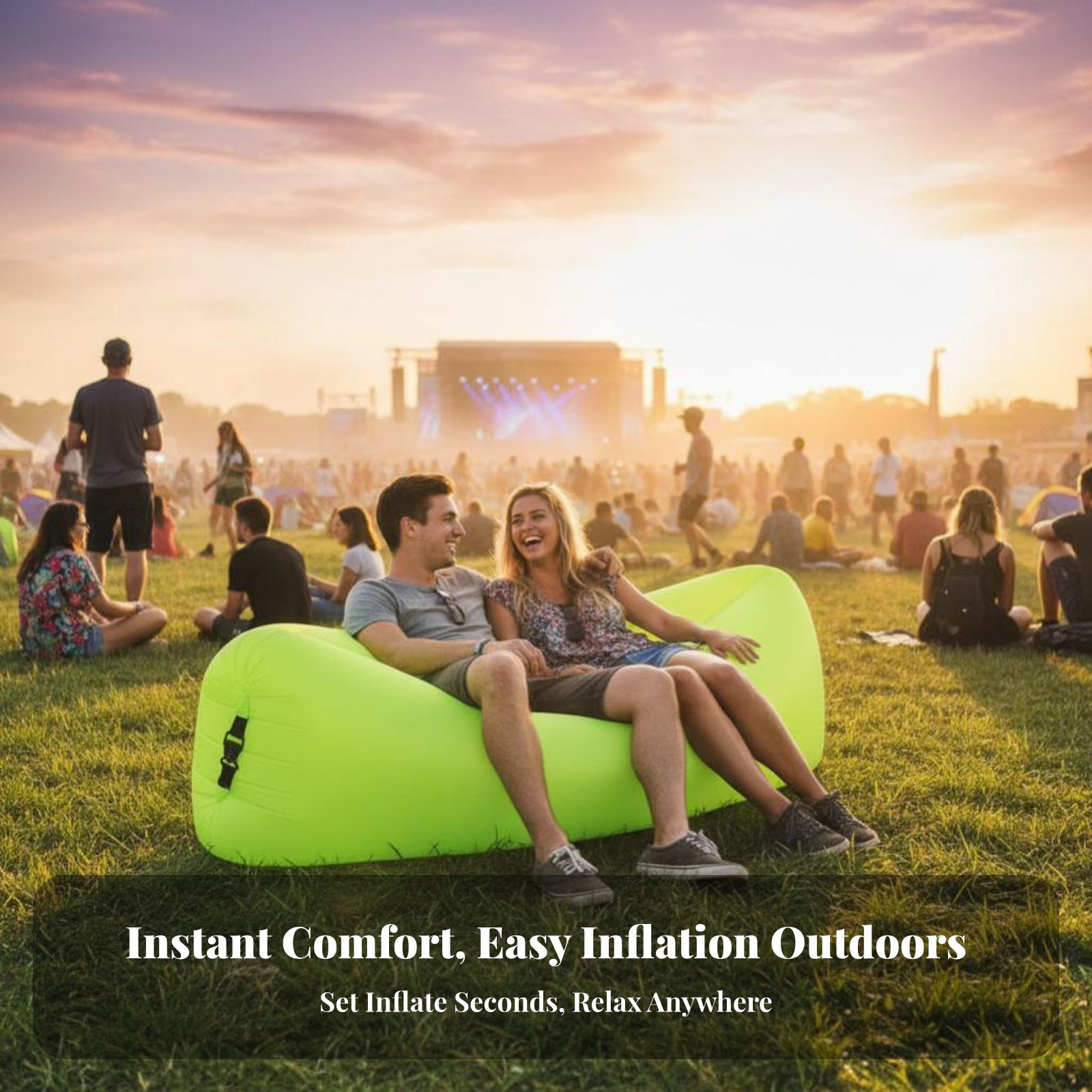 Air-Filled Lounger Easy to Inf - Outdoor Furniture Small 리뷰 및 가격