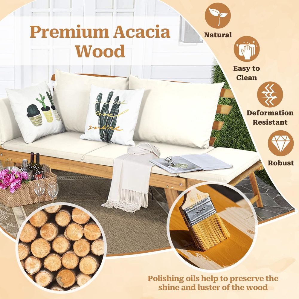 Patio Convertible Couch Sofa B - Outdoor Daybed Sofa 리뷰 및 가격