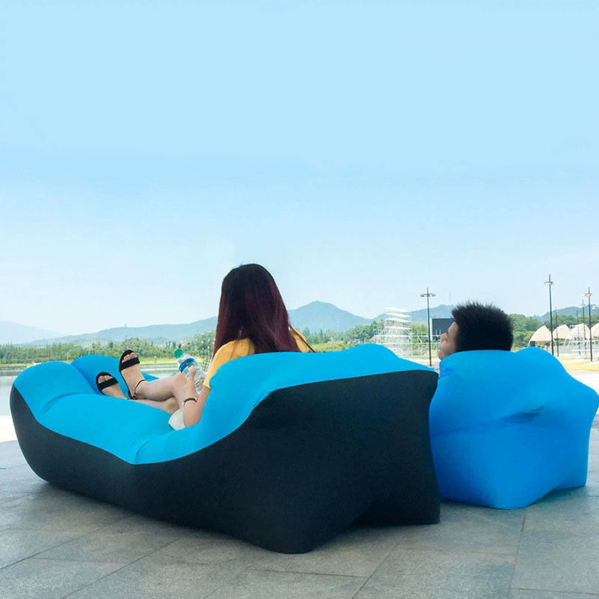 Portable Inflatable Bed, Outdo - Outdoor Daybed Sofa 리뷰 및 가격