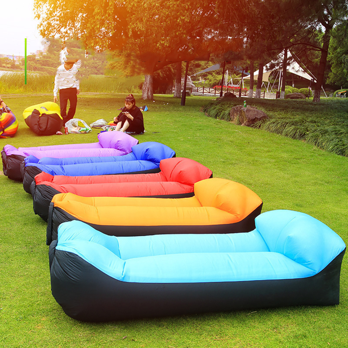 Portable Inflatable Bed, Outdo - Outdoor Daybed Sofa 리뷰 및 가격