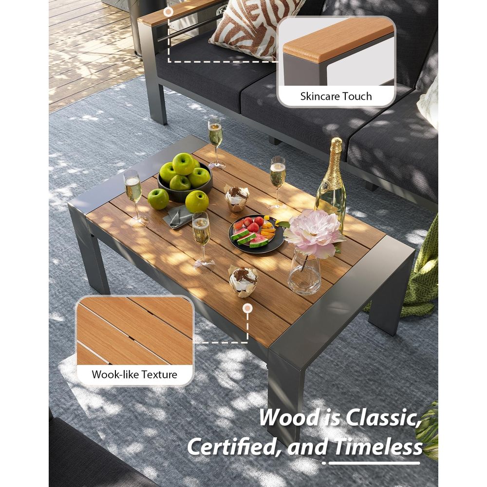 5-Seat Outdoor Sectional Patio - Outdoor Furniture Japanese Style 리뷰 및 가격