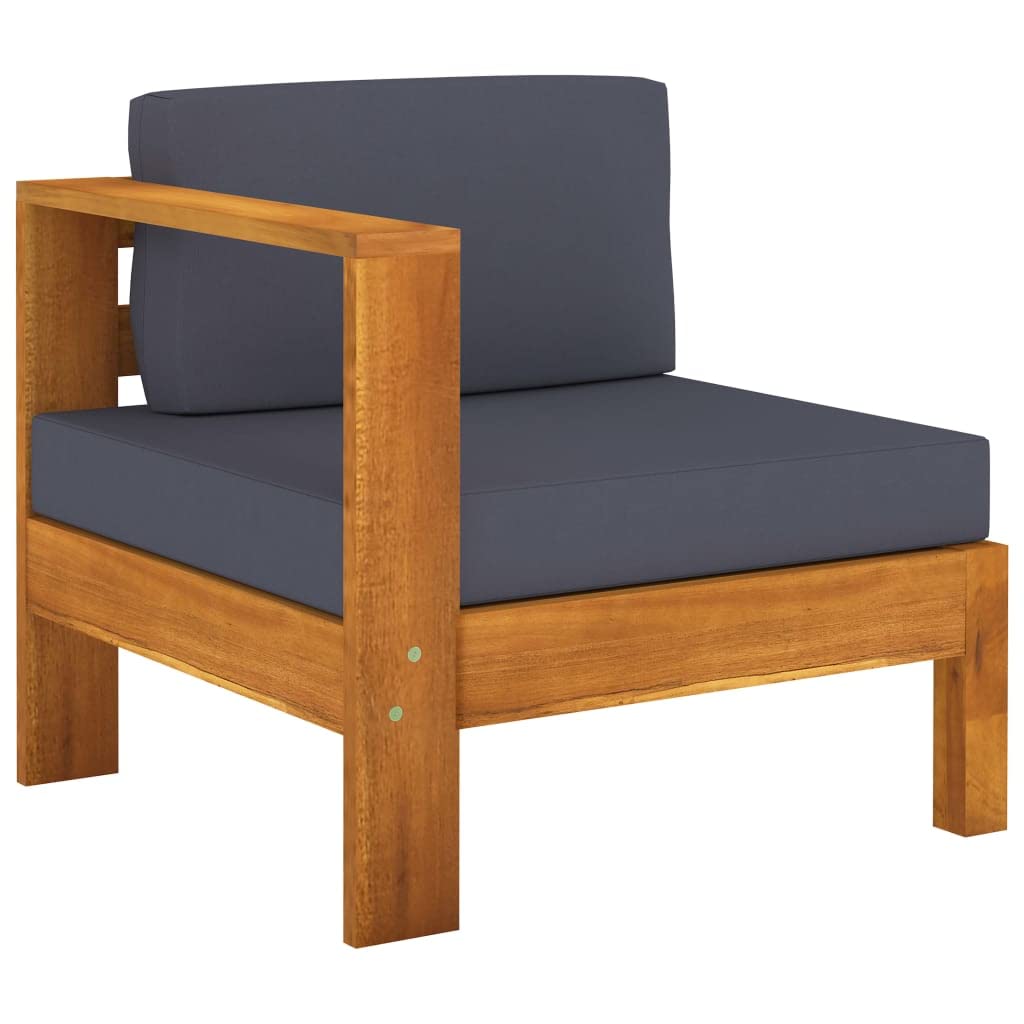 4 Seater Outdoor Garden Sofa S - Outdoor Furniture Grey 리뷰 및 가격