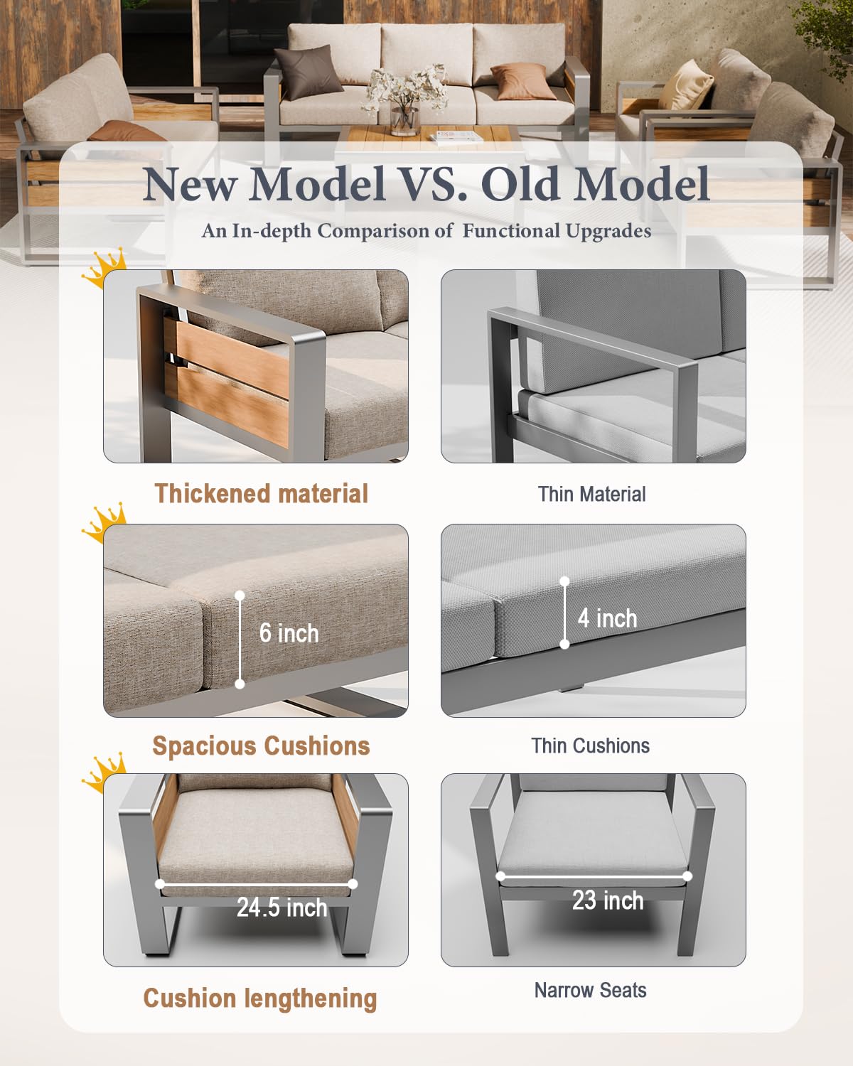 3-Seat All-Weather Aluminum Ou - Outdoor Furniture Japanese Style 리뷰 및 가격