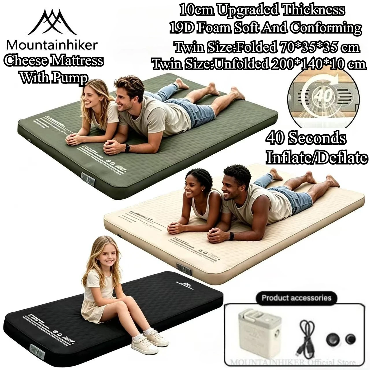 Thickened Sponge Pad, Portable - Outdoor Furniture Small 리뷰 및 가격