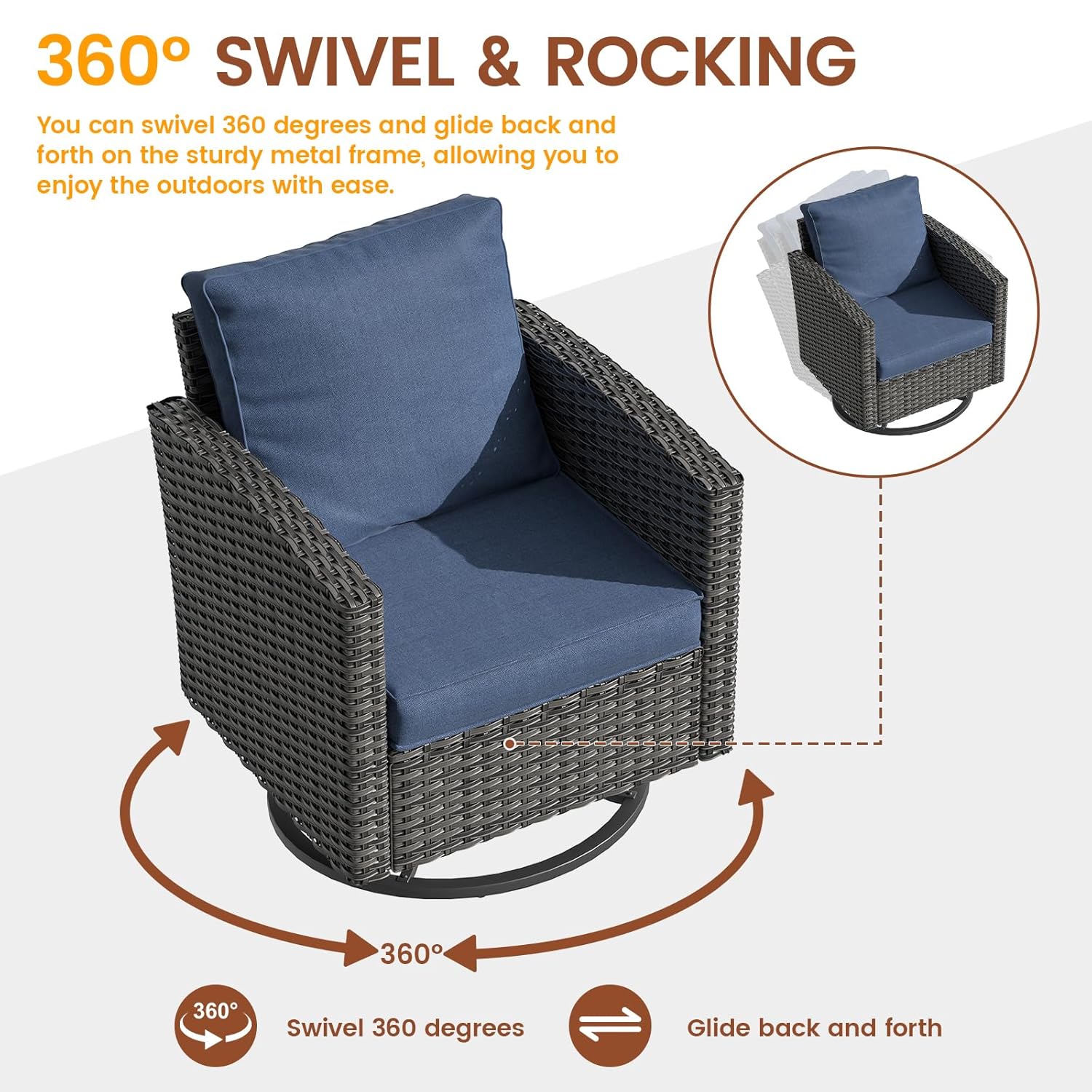 6pc Gray PE Rattan Sectional S - Outdoor Furniture Grey 리뷰 및 가격