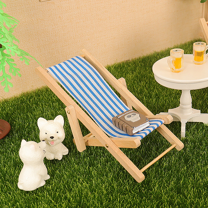 Dollhouse Miniature Items Wood - Outdoor Furniture Small 리뷰 및 가격