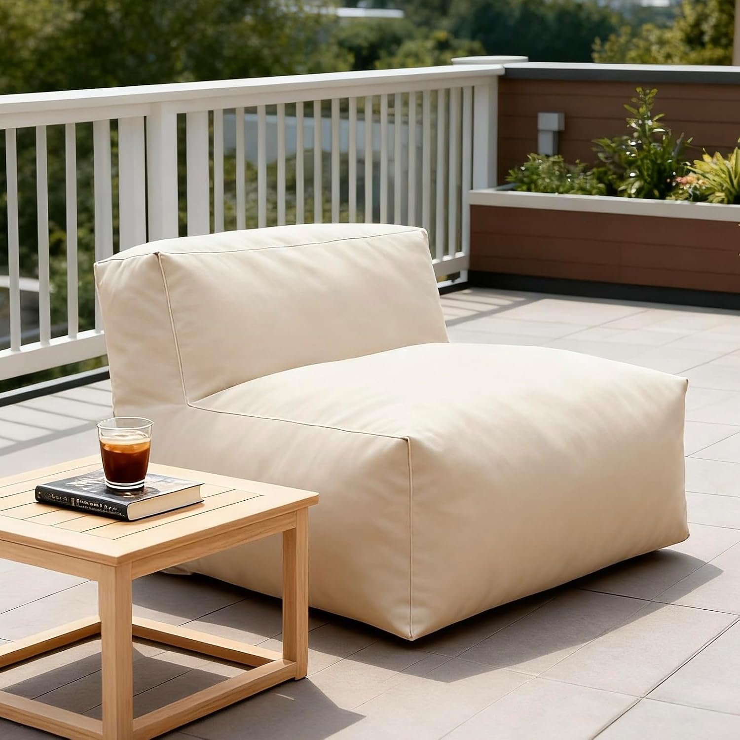 Patio Armless Chair, Outdoor M - Outdoor Daybed Sofa 리뷰 및 가격