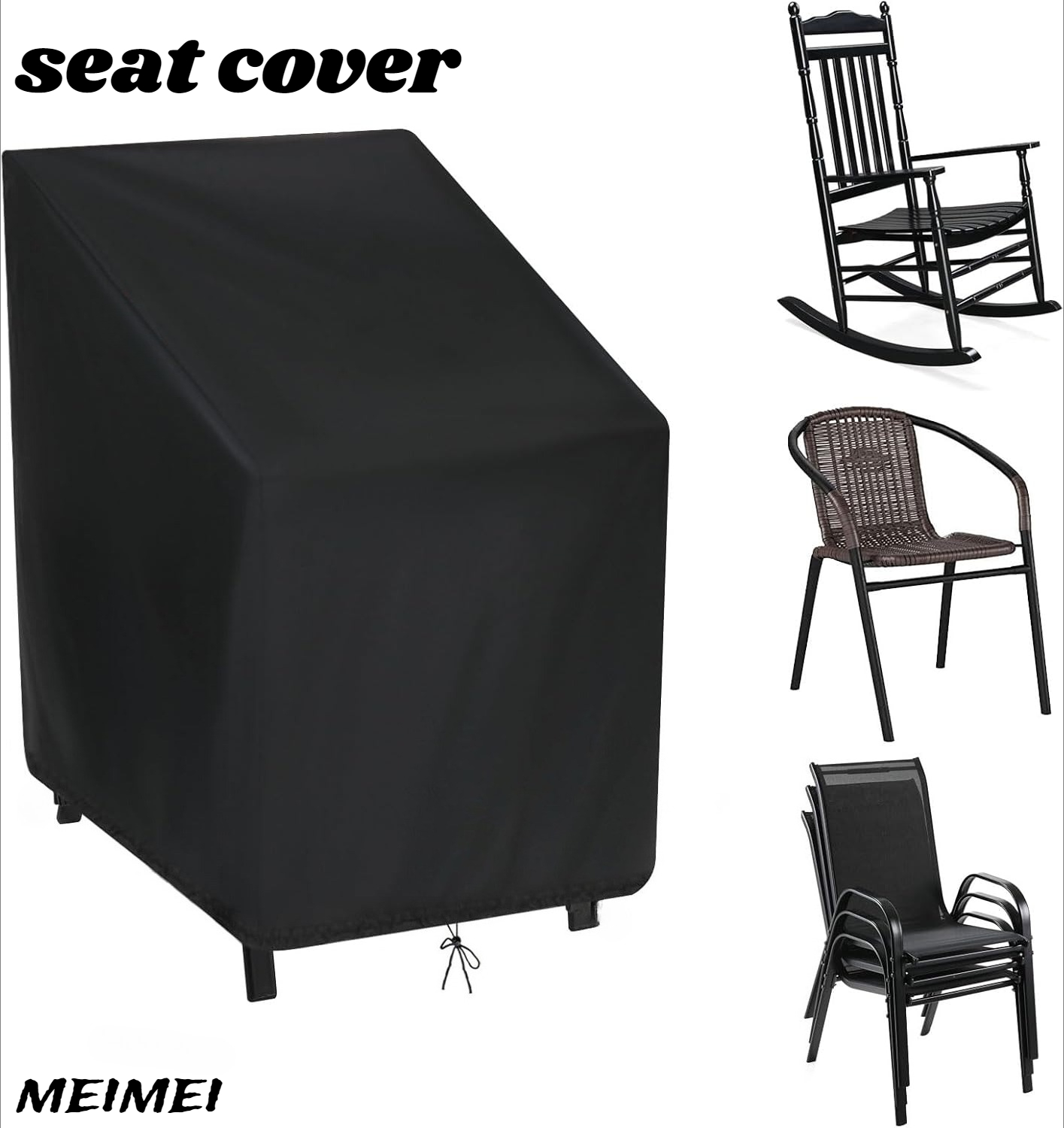 Stacked Chair Dust Cover Stora - Outdoor Furniture Covers Waterproof 리뷰 및 가격