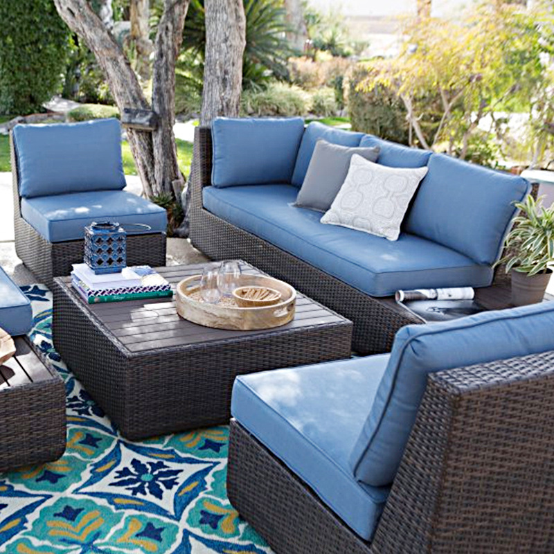Outdoor Sofa Courtyard Rattan  - Outdoor Furniture In Sale 리뷰 및 가격