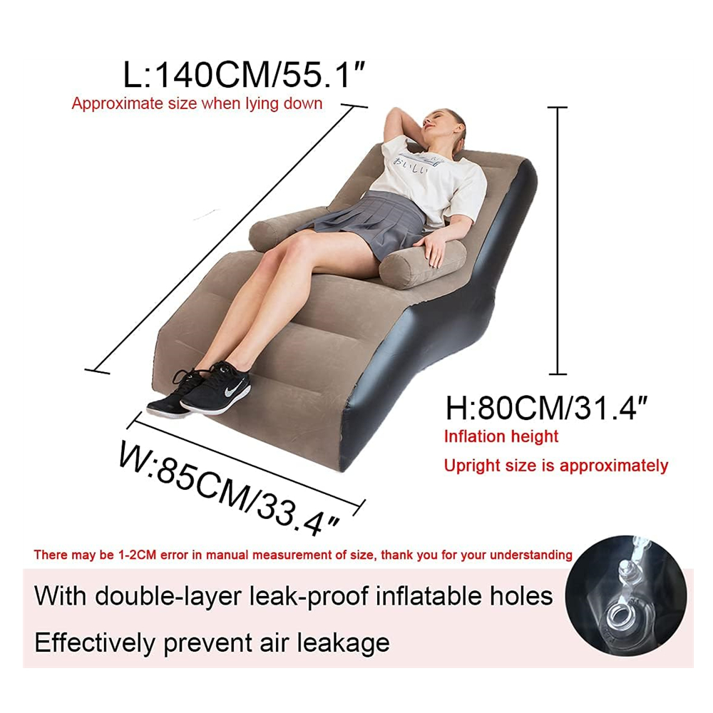 Folding Lazy Sofa,Inflatable L - Outdoor Furniture Small 리뷰 및 가격