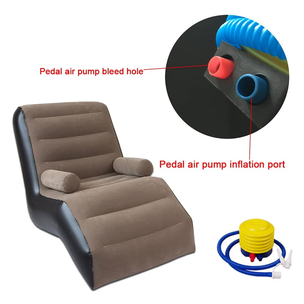 Folding Lazy Sofa,Inflatable L - Outdoor Furniture Small 리뷰 및 가격