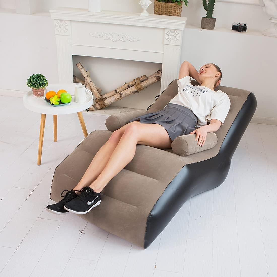Folding Lazy Sofa,Inflatable L - Outdoor Furniture Small 리뷰 및 가격