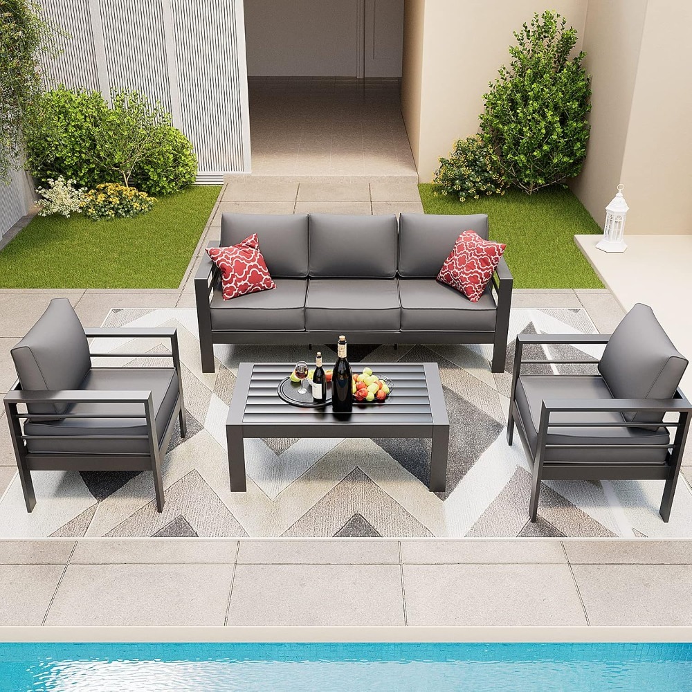 Aluminum Patio Furniture Set,  - Outdoor Furniture Japanese Style 리뷰 및 가격